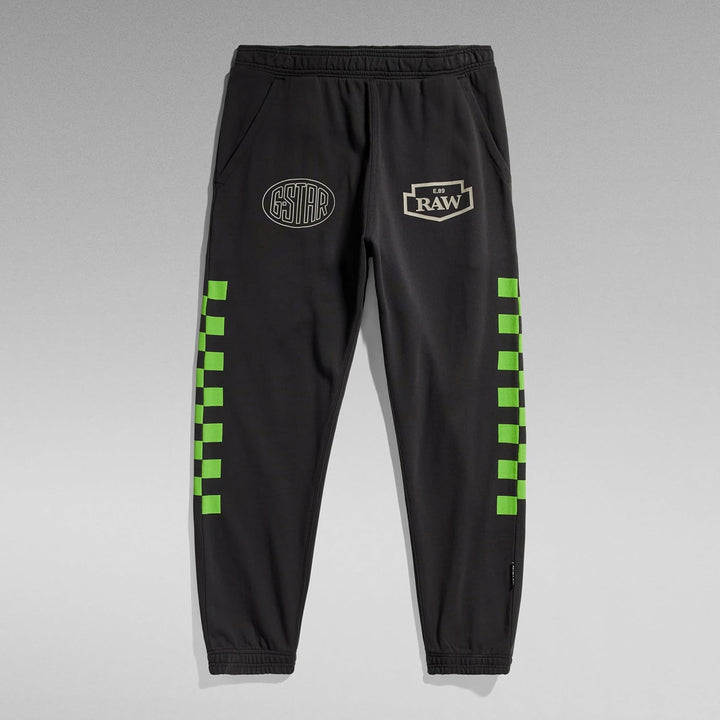 G-Star Herren Moto Graphic Sweat Pants L Schwarz (Dk Black D23912-b782-6484), L Schwarz (Dk Black D2