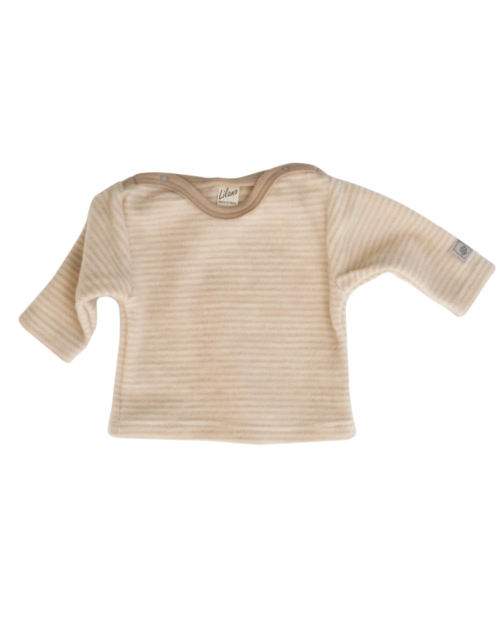 Lilano, Merino Baby Pullover Flausch, 100% Wolle (kbT) 80 Sand / Natur, 80 Sand / Natur