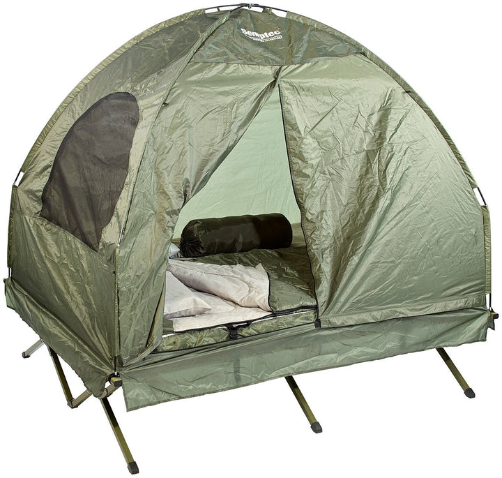 Zelt mit Feldbett 193.5 x 185 x 137 cm, 193.5 x 185 x 137 cm