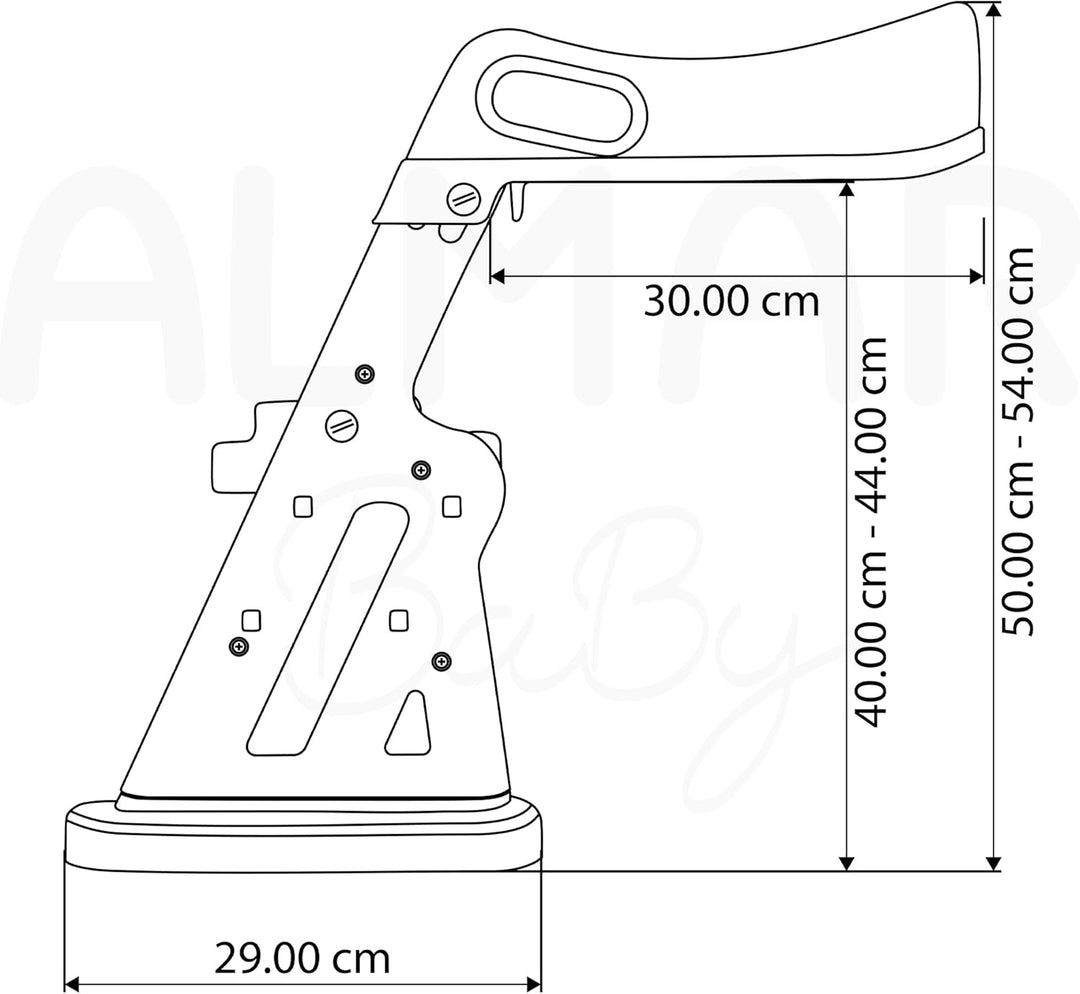 ALMAR Baby Treppe für Kinder, faltbar, mit WC-Adapter, Toilettensitz, Kinder-Toilettensitz, mit ruts