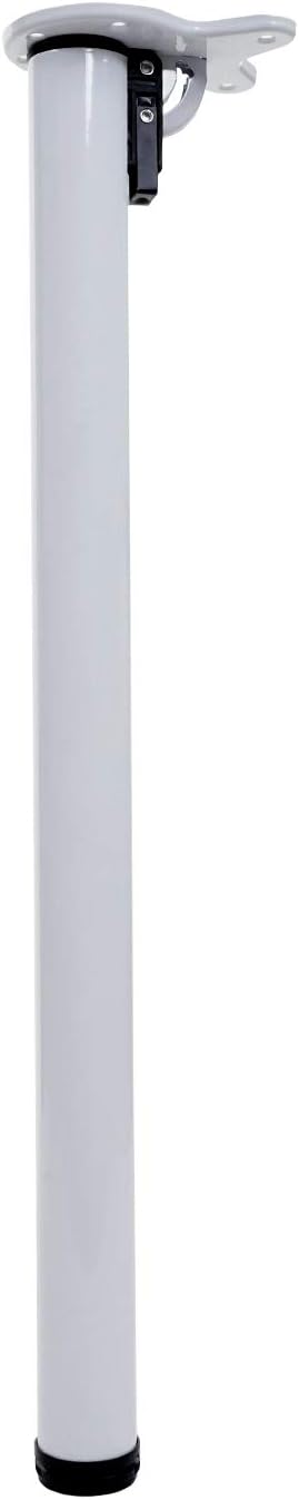 Mendler 4er-Set Tischbein HWC-H34AM, für Schreibtisch Esstischfuss Tischgestell, klappbar 72cm - wei
