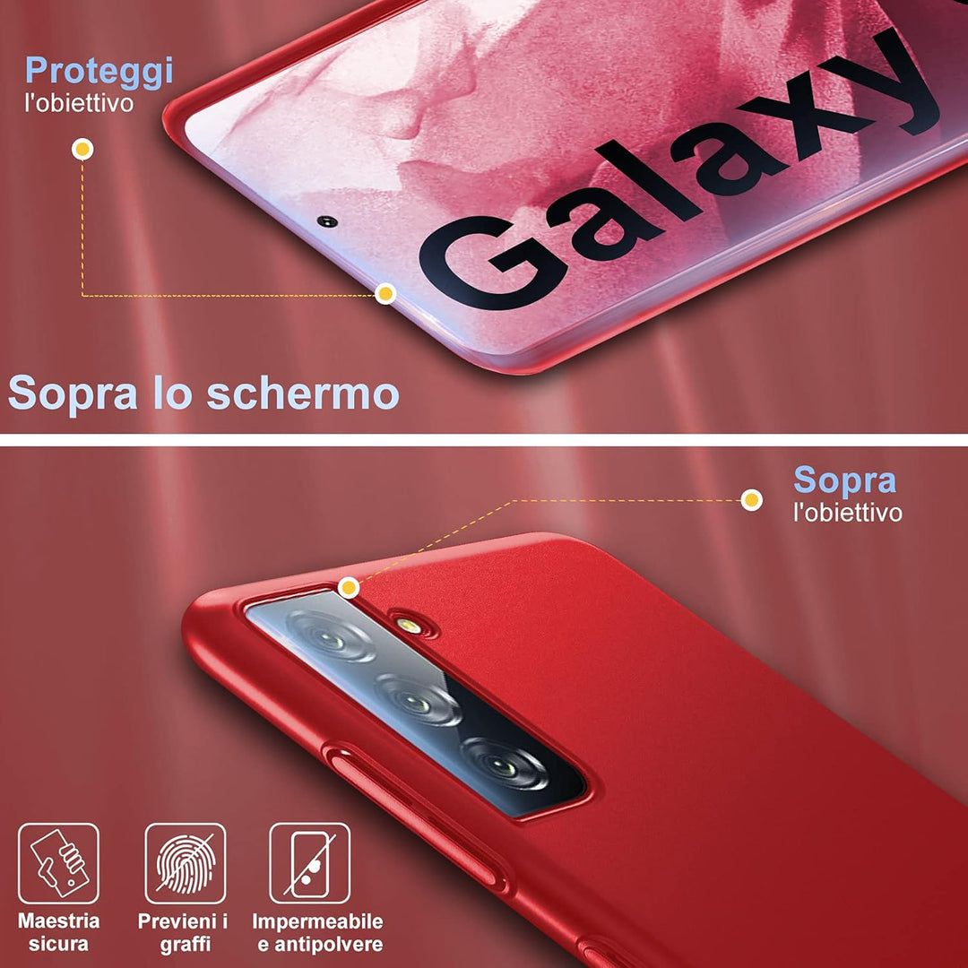 sqgylgl Ultradünne Hülle für Samsung Galaxy S21 5G, Extrem Dünn Matte Finish Handyhülle PC Schale [A