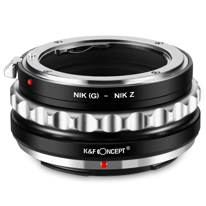 K&F Concept Nikon G-NIK Z Bajonettadapter Objektiv Ring für Nikon G/F/AI/D Objektive auf Nikon Z 7 u
