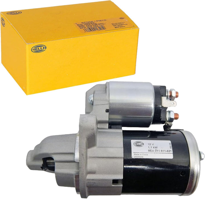 HELLA - Starter/Anlasser - 12V - 1.1kW - für u.a. Opel Agila (B) (H08) - 8EA 011 611-621