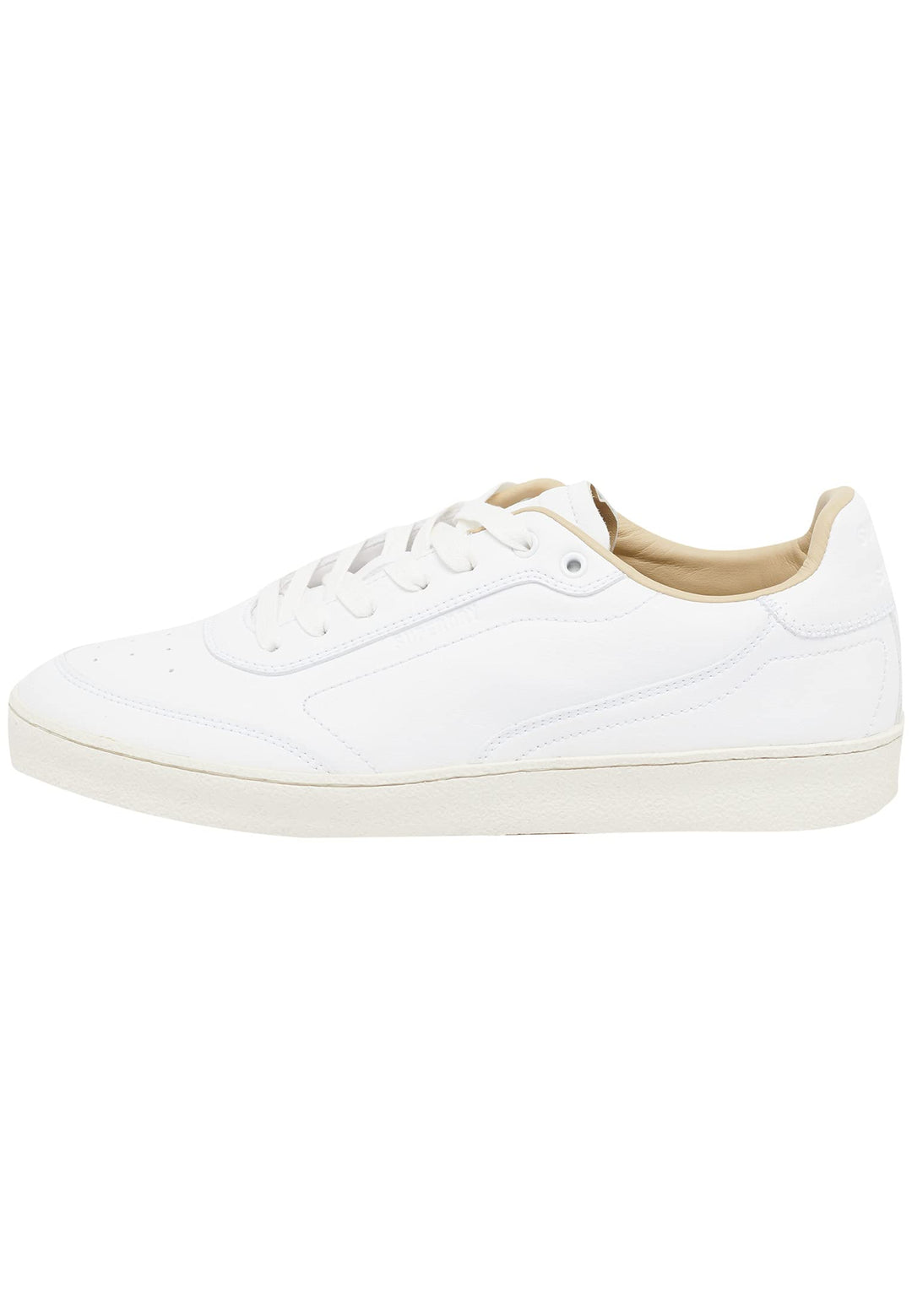 Superdry Herren Premium Sleek Trainer Sneaker 42 EU Weiss, 42 EU Weiss