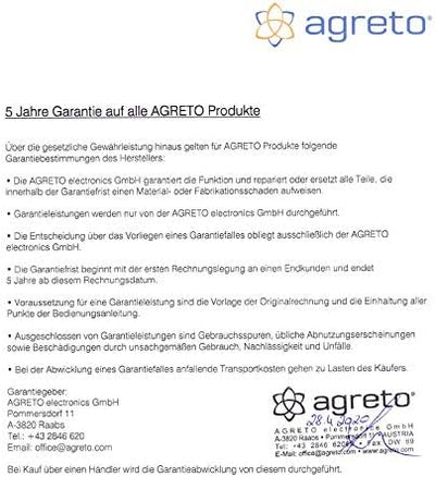 AGRETO PFM II Pressenfeuchtemesser, Einbaufeuchtemesser, Feuchtemessgerät für Presse, Professionelle
