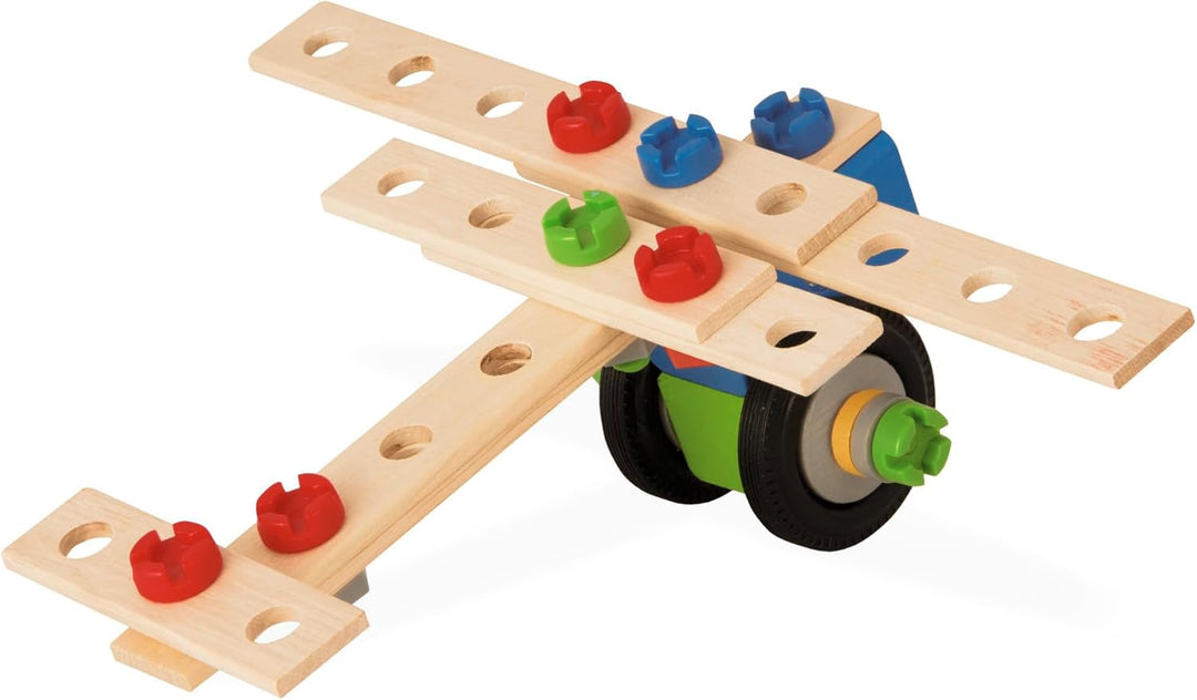 Eichhorn - Constructor Lokomotive, 8 Verschiedene Modelvarianten baubar, Konstruktionsspielzeug mit