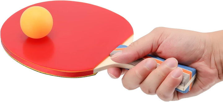 Tischtennis Set mit Netz, 4 Tischtennisschläger, 1 Einziehbarem Tischtennisnetz, 6 Tischtennis Bälle