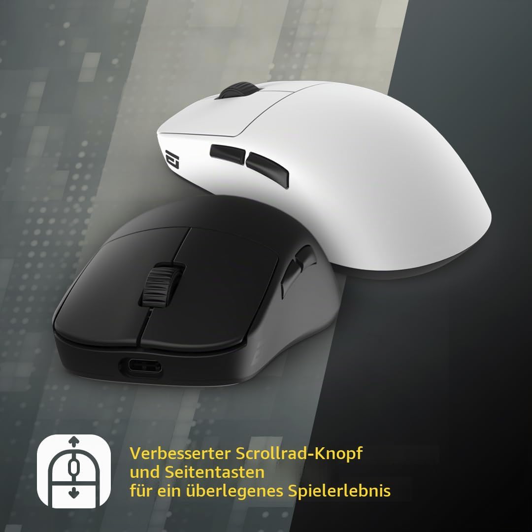 ENDGAME GEAR OP1we Wireless Gaming-Maus, CompX CX52850 Mikrocontroller, Pixart PAW3370 Optischer Sen