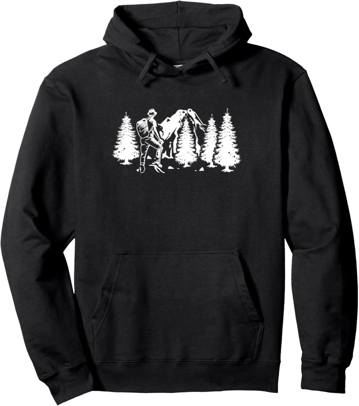 Wandern Spruch Wald Berge Westerwälder Wandern Pullover Hoodie