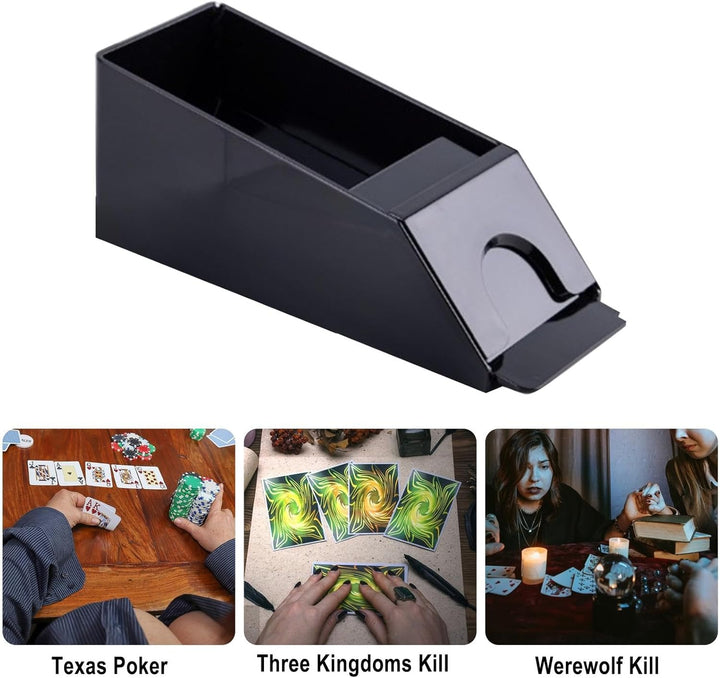 Generisch Kartenschuh, Kartenhändler | 4/6-Deck-Poker-Dealer-Halter,Wiederverwendbare Brettspiel-Unt
