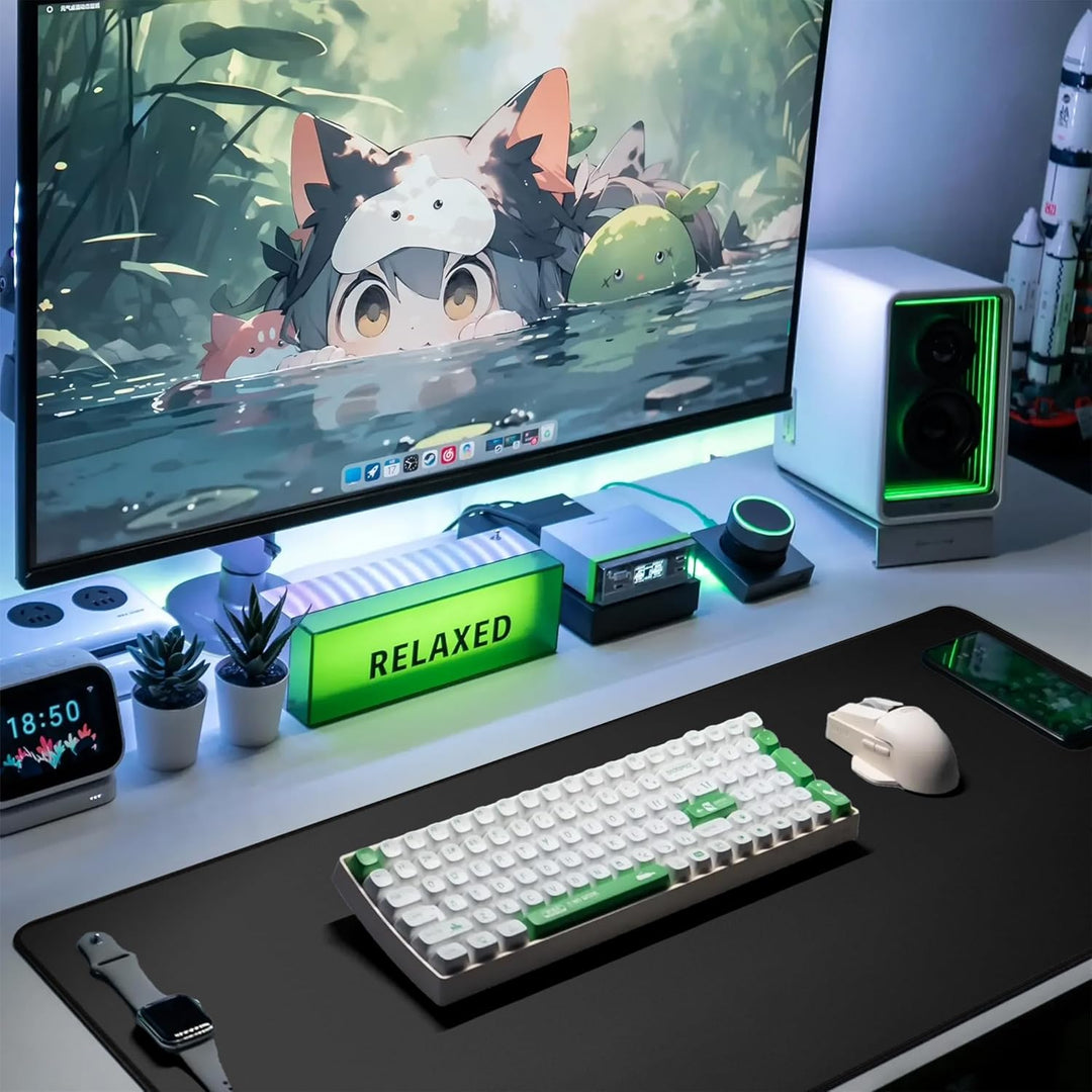 LL-COEUR XXL Schwarz Mauspad Gaming Mouse Mat Laptops Schreibtischunterlage Desk Pad (900 x 400 x 3