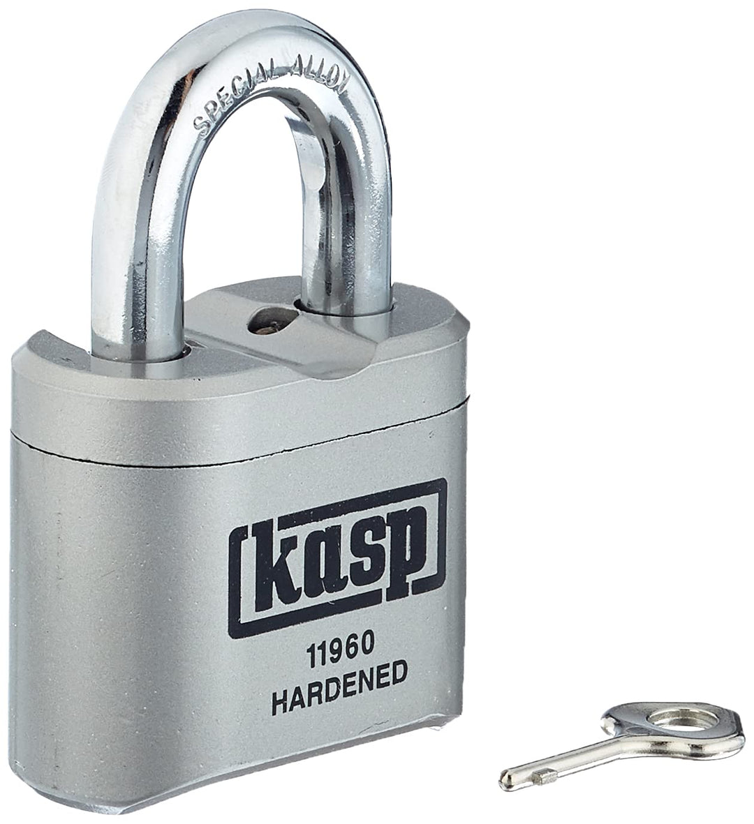 Kasp K11960D Kombinationsschloss, Silber open shackle, open shackle