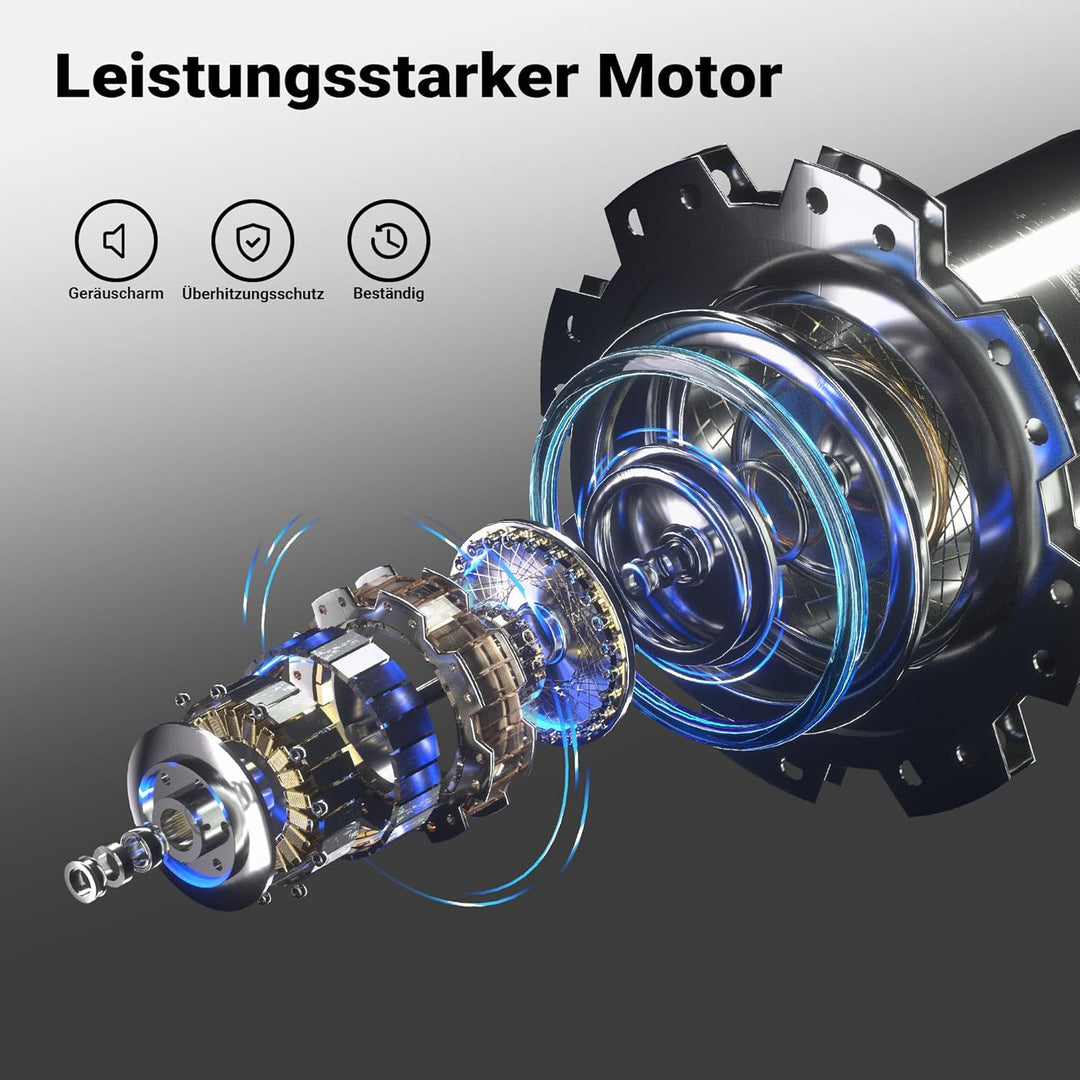 Wiltec Tauchpumpe mit Trockenlaufschutz und Schwimmerschalter 1200 W, Tiefbrunnenpumpe 6000 l/h, Was
