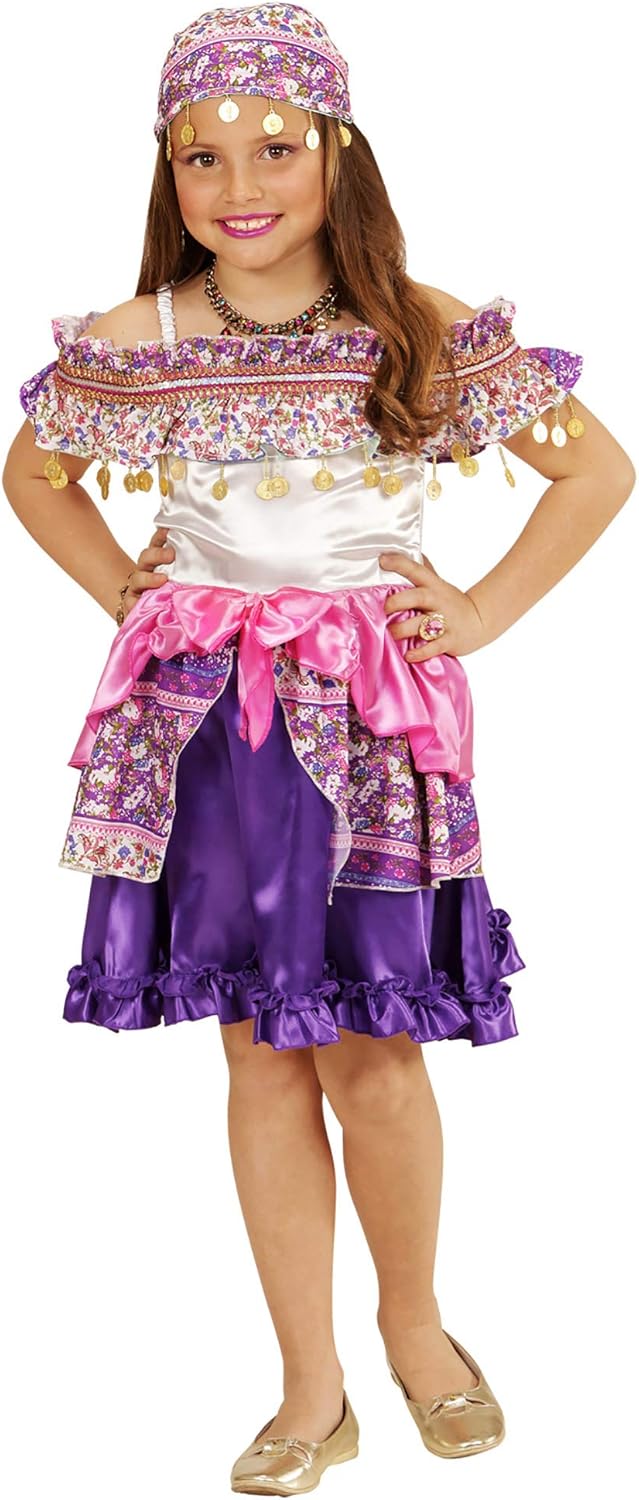 "GIPSY" (dress, headscarf) - (128 cm / 5-7 Years), 128 cm