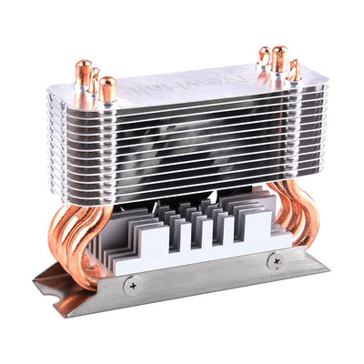 NewHail M.2 2280 SSD Kühler Kühlkörper mit 40mm PWM Lüfter, Kupfer Heat Pipes und Thermal Pad, SSD K