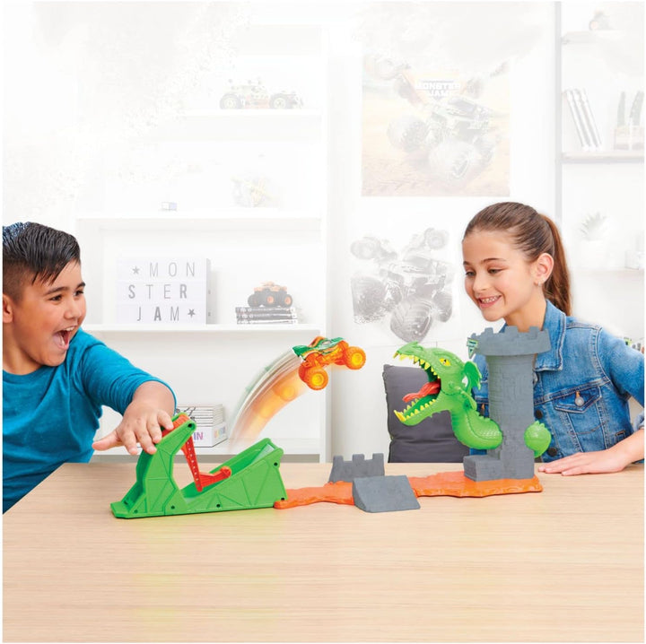 Monster Jam 6063919 1to64VhclDuelngDragonOC Einzelbett, Einzelbett