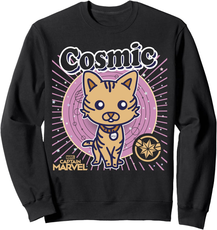 Captain Marvel Goose Cosmic Cartoon Sweatshirt