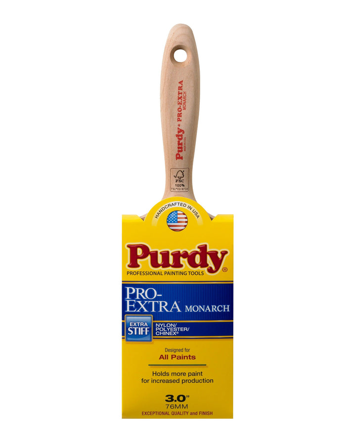 Purdy 144234730 Pro-Extra Monarch flach Rand Pinsel, 7,6 cm 1 7,6 cm, 1 7,6 cm