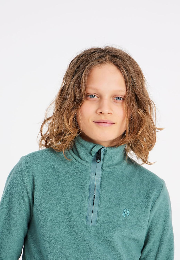 Protest Jungen 1/4-reissverschluss PERFECTY JR Atlantic Green 116, Atlantic Green 116