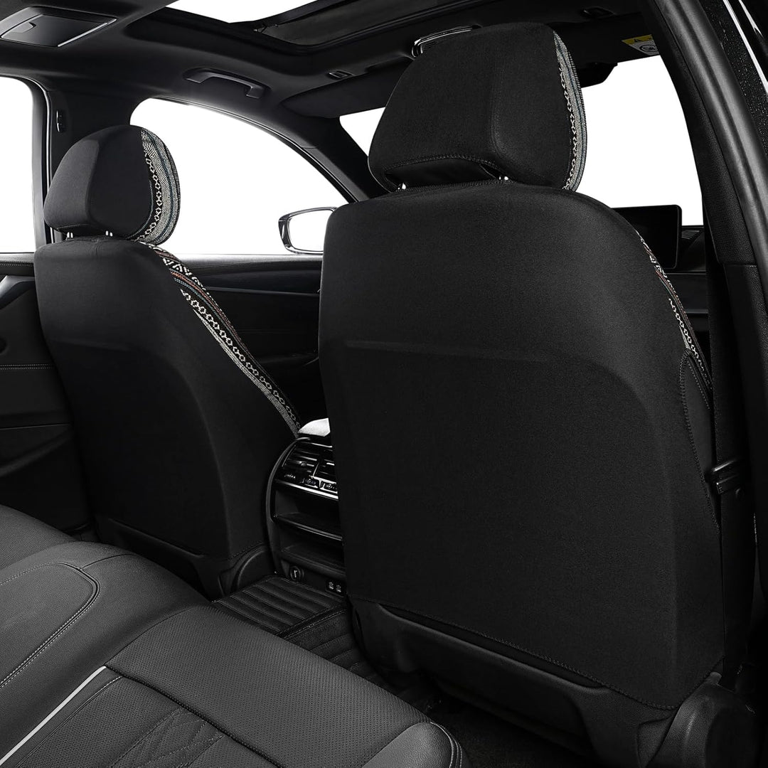 SOBONITO Auto-Sitzbezüge Set Universal,Bohème-Stil,Auto-Sitzschoner,Auto-Schonbezüge,Schweres Decken