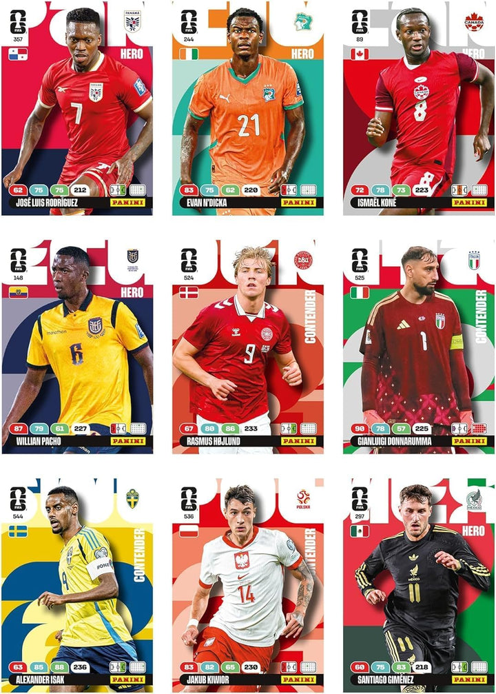 FIFA Weltmeisterschaft 2026 Trading Cards Game Blisterverpackung 1 Premium-Beutel mit 10 Karten