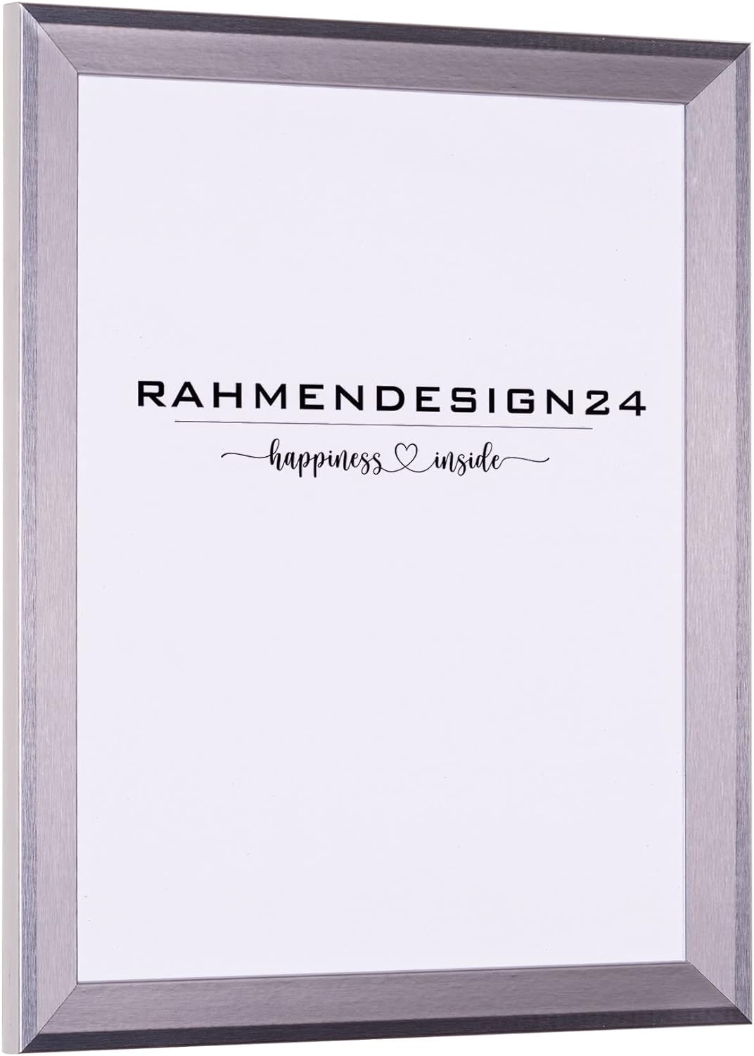 Rahmendesign24 Posterrahmen Rio 70x100 Silber (hochglanz) Fotorahmen, Wechselrahmen, Bilderrahmen, 7