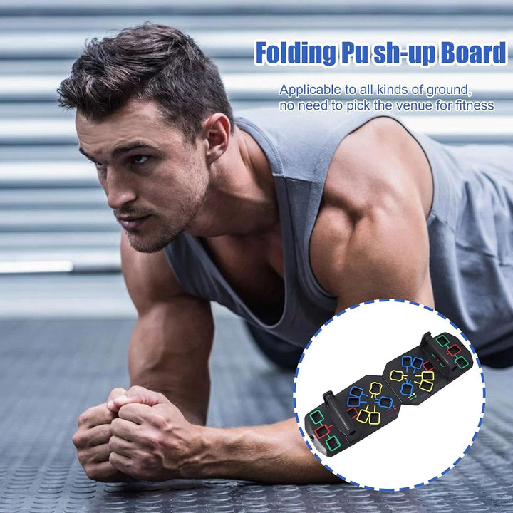 Push -up Challenge Board, Pushup Board Fitness | Professionelle faltbare Nicht-Schlupf-Übungsausrüst