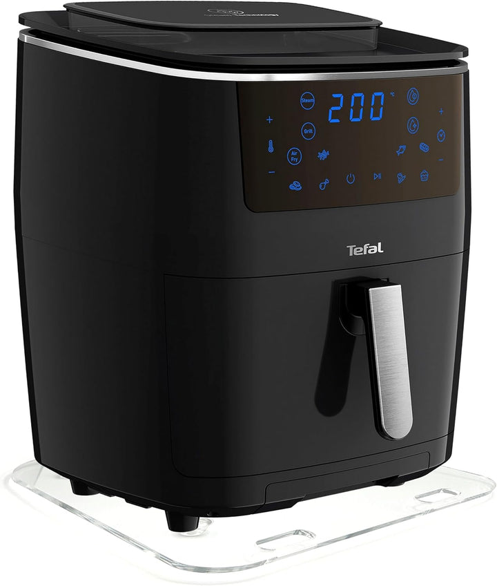 Gleitbrett aus Acryl für Tefal Heissluftfritteuse Easy Fry Grill & Steam | transparent | 32x32cm | h