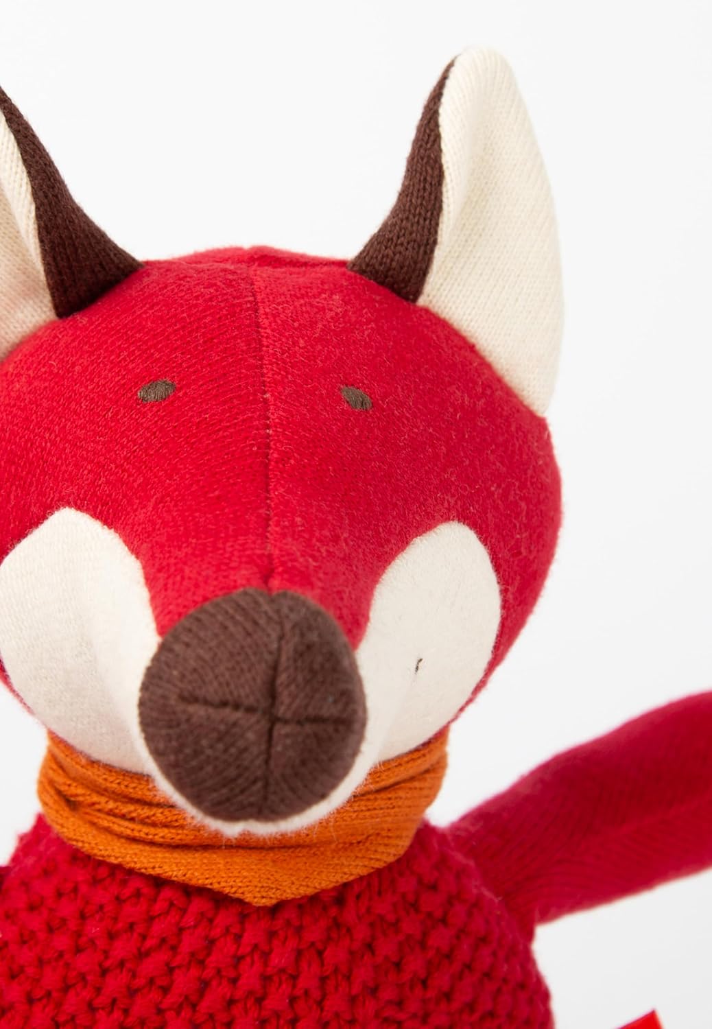 SIGIKID 39689 Strick-Spieluhr Fuchs Knitted Love, Kuscheltier mit bekannter Schlaflied-Melodie, Stof