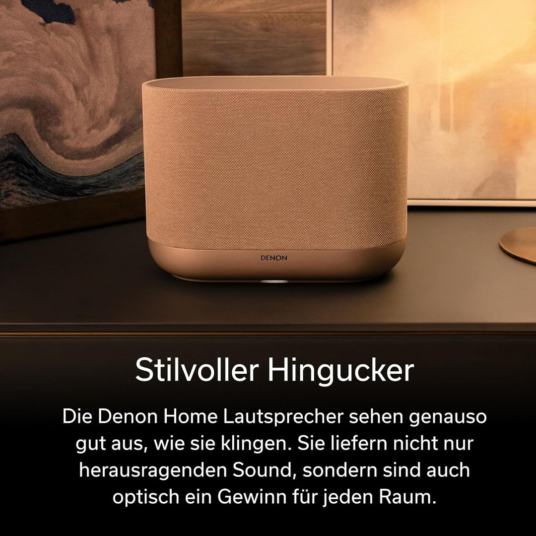Denon Home 400 Smart Bluetooth Lautsprecher mit HEOS, Dolby Atmos Music, Musikbox Kabellos, Hi-Res A