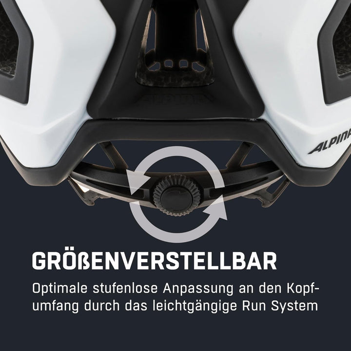 ALPINA COMOX - Widerstandsfähiger, Stossabsorbierender & Anpassbarer Enduro Fahrradhelm Mit kurzem S