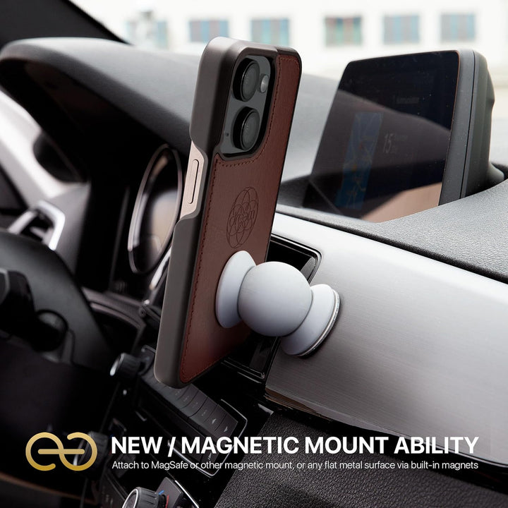 Dreem Fibonacci iPhone 14 Plus Brieftaschen-Etui / 2-in-1 stossfestes Etui und abnehmbares Folio aus