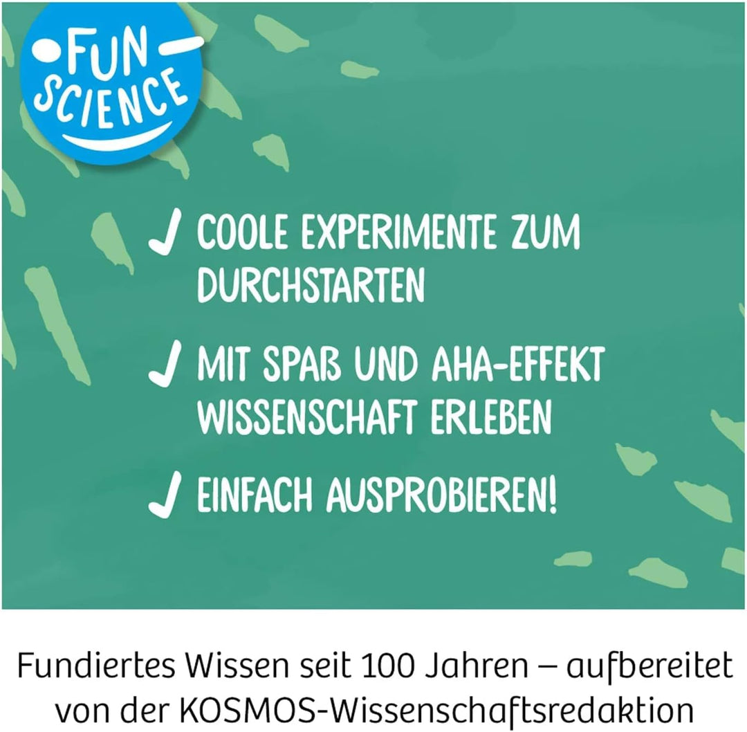 KOSMOS 616632 Fun Science -Wuselnde Salzkrebse, Erwecke die Urzeit zum Leben, Experimentierset für K