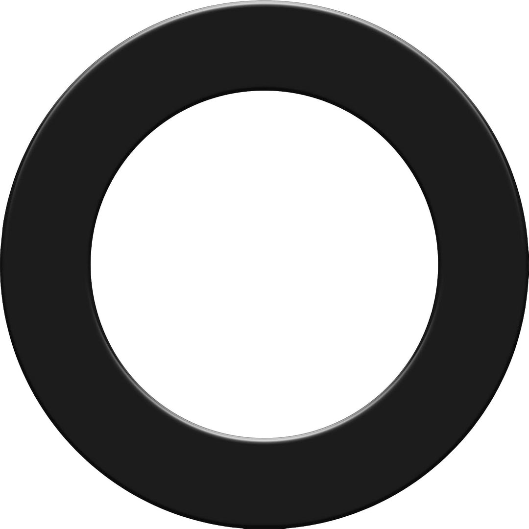 KOTO - Dartscheiben Surround Schwarz, dartscheibe schutzring für unterwegs, Einfach EIN zu packen un