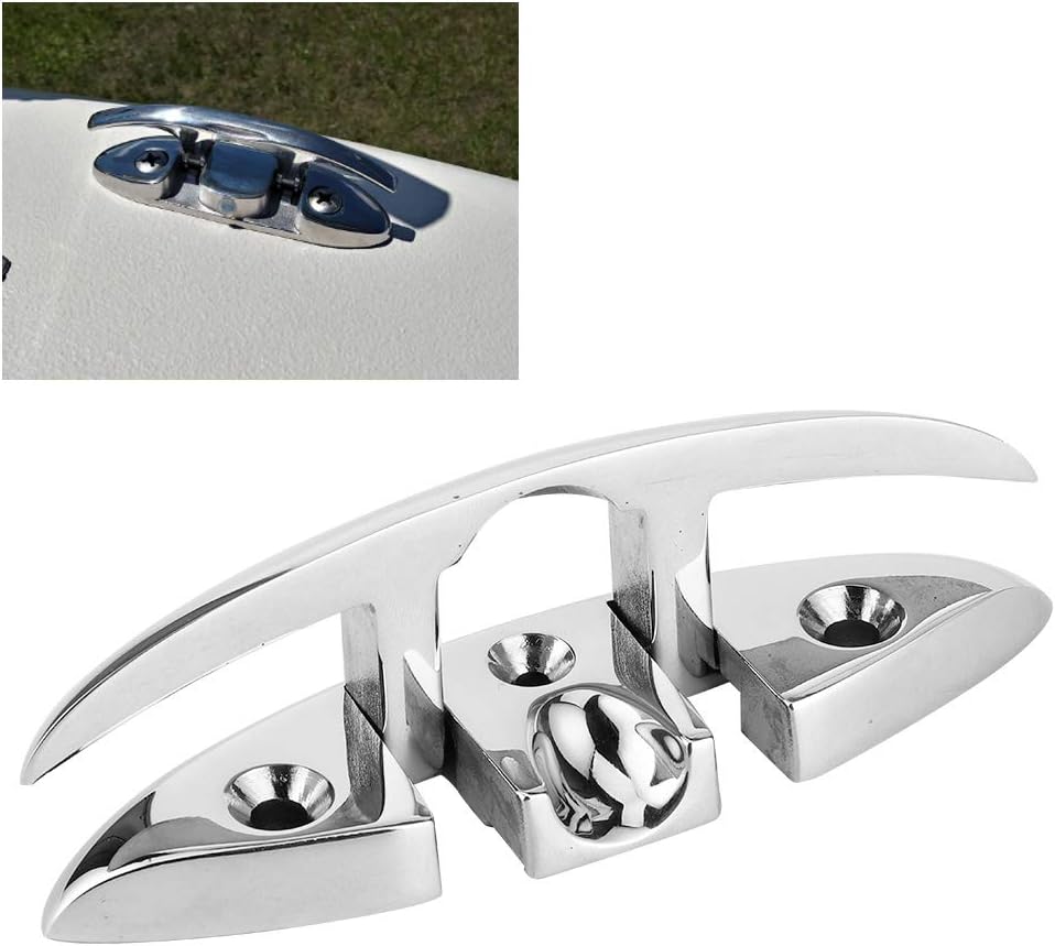 Anlegeklampen-Dock Stollen Für Boot Anlegeklampen Für Boote Edelstahl Boot Mooring Accessoires 5In F