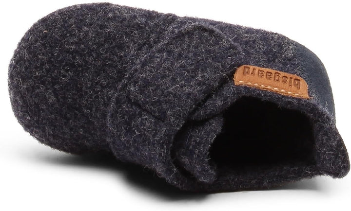 Bisgaard Unisex Kinder Baby Wool Niedrige Hausschuhe 18 EU Blau, 18 EU Blau