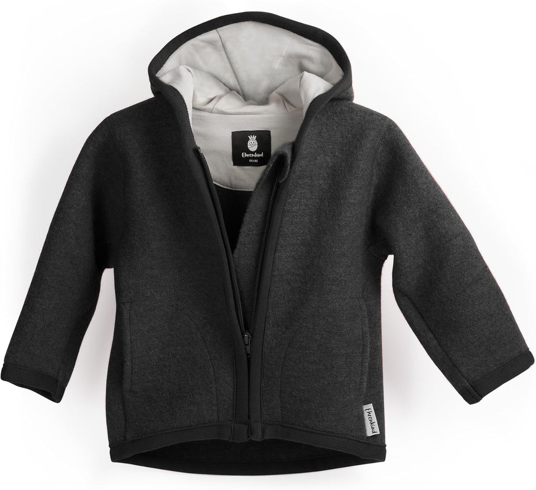 Ehrenkind® Walkjacke | Jacke für Kind aus Natur Schurwolle mit Reissverschluss | Walk Jacke für Baby