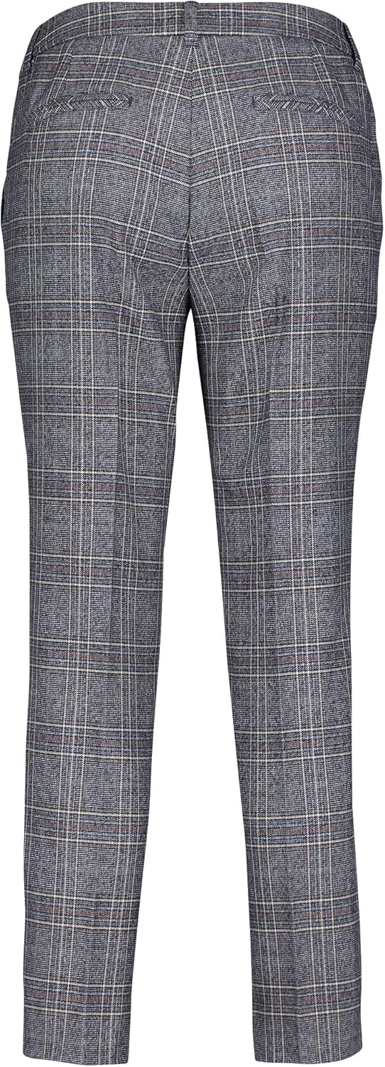 Cartoon Damen Chino-Hose mit Muster 38 Blau, 38 Blau