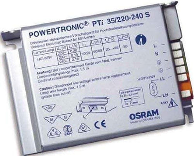 Osram EVG Vorschaltgerät PTi 70 Watt 220-240 Volt Einbaugerät S für CDM / HCI / HQI 70W