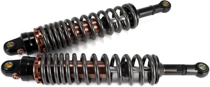 Hegeiisy 400mm 15.75 Zoll 8mm Feder Universal Motorrad Stossdämpfer Hinterradaufhängung ATV Quad Sco