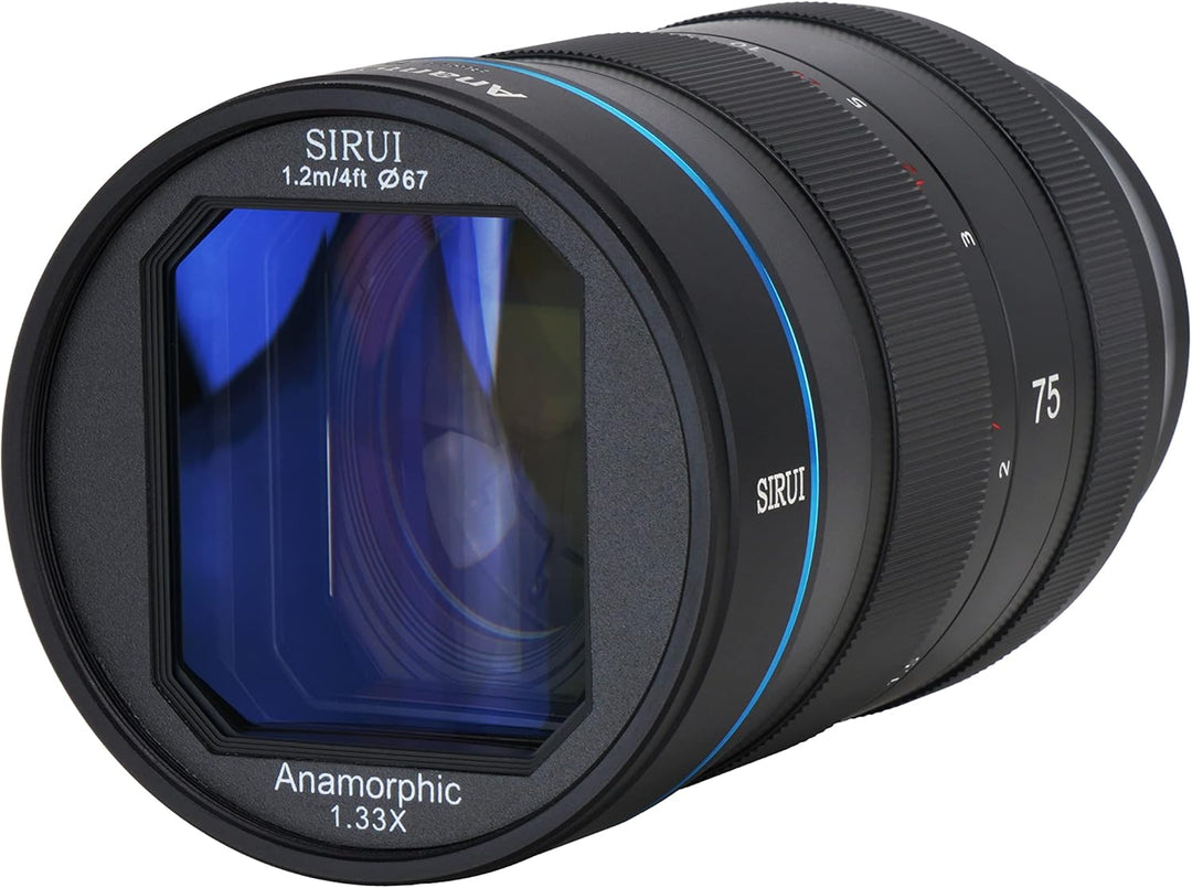 SIRUI 75 mm F1,8 1,33X S35 Anamorphotisches Cine-Objektiv (RF-Mount) für R5/R6/C70 RF Mount, RF Moun