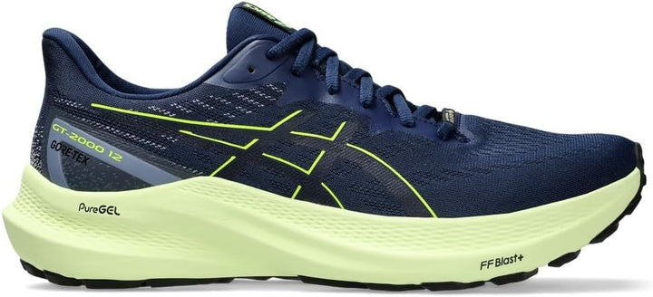 ASICS GT-2000 12 Herren 39 EU Blue Expanse Safety Yellow, 39 EU Blue Expanse Safety Yellow