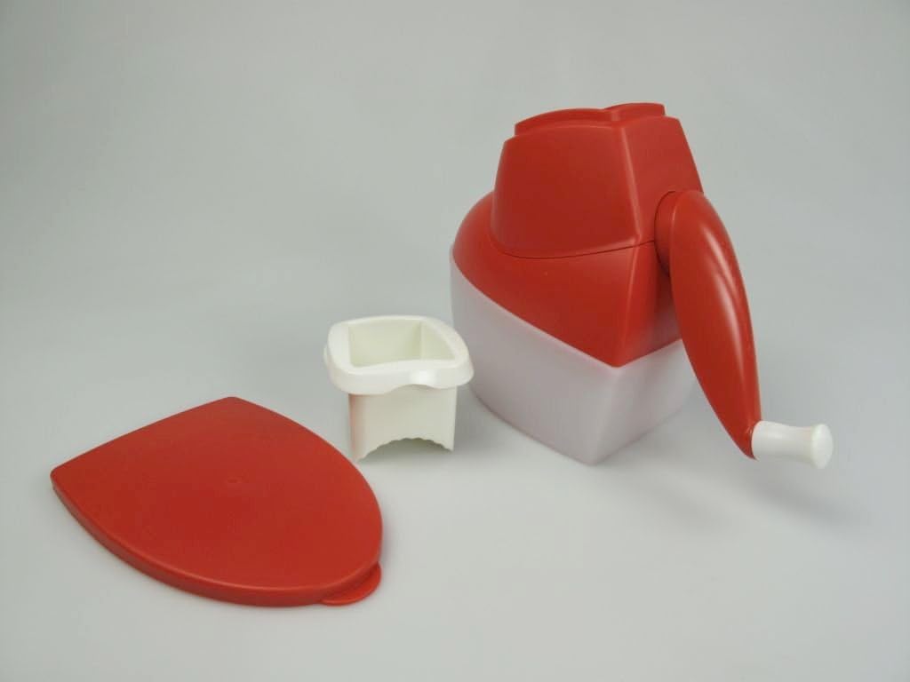 TUPPERWARE Chef Mahl-Chef rot-weiss D126 Reibe Nüsse Käsereibe P 20779