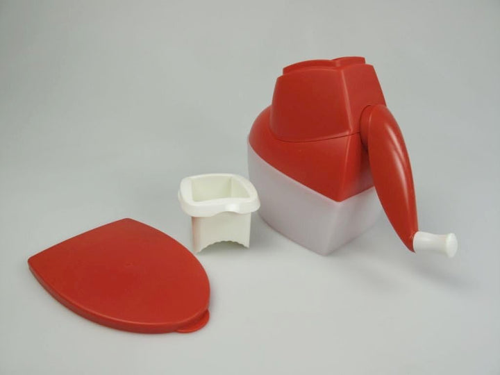 TUPPERWARE Chef Mahl-Chef rot-weiss D126 Reibe Nüsse Käsereibe P 20779