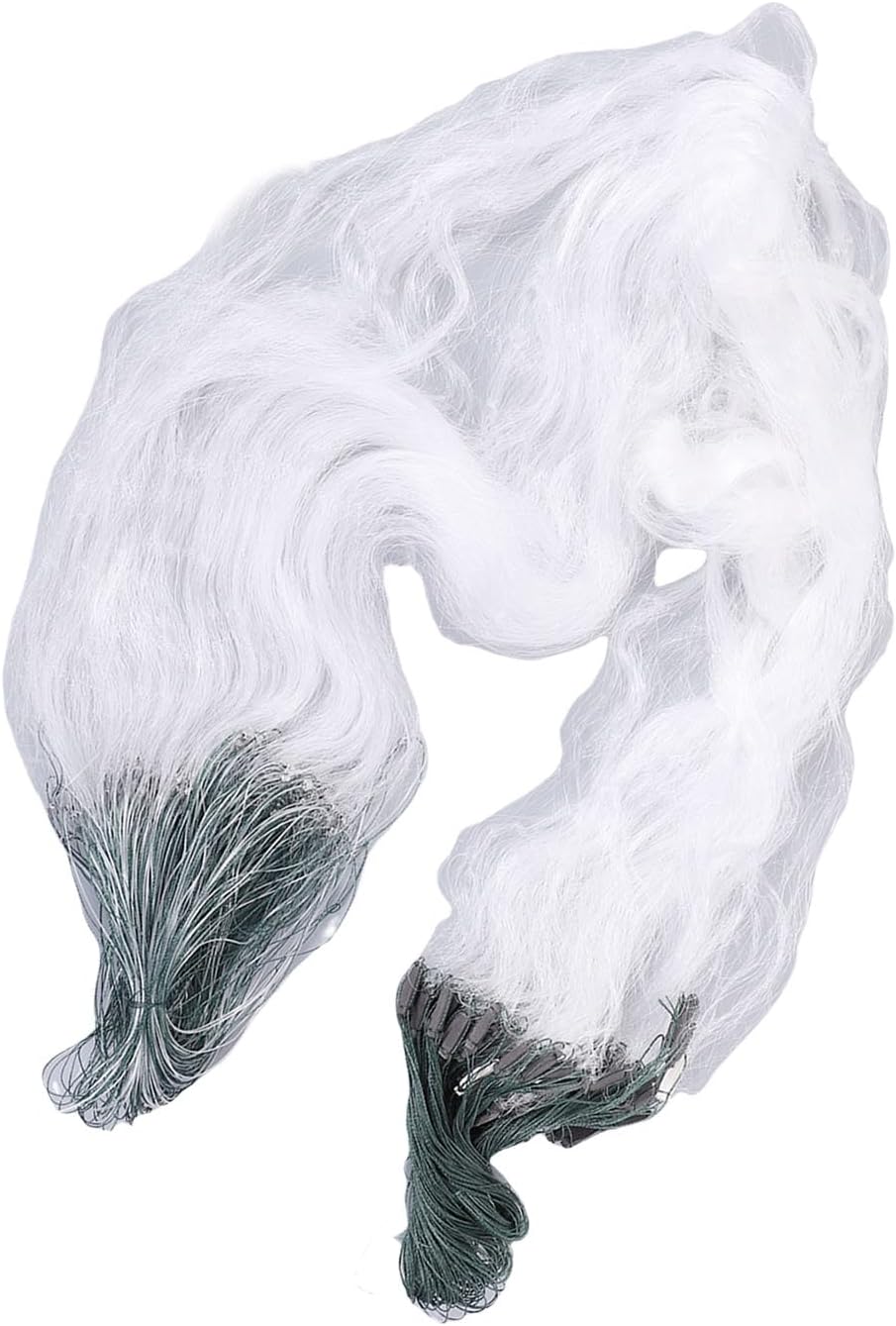 50 m Länge 1,5 m Höhe 3 Schichten schweres Fischernetz mit Schwimmfischzubehör(4 Finger) Blau, Blau