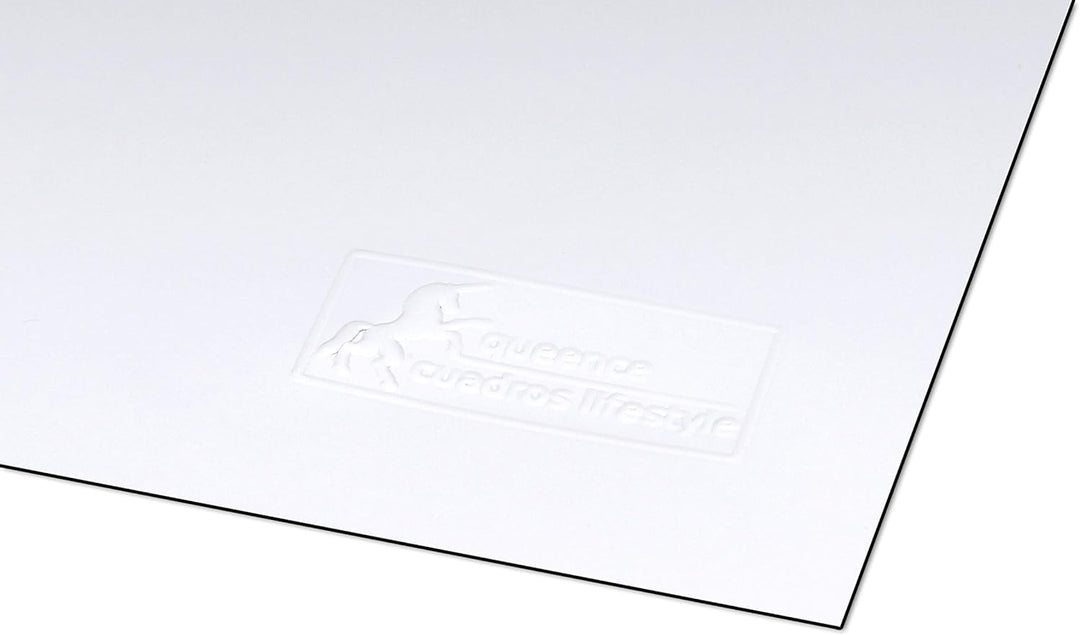 Queence Whiteboard Magnetisch 100x50 cm inkl. Neodym-Magnete | Selbstklebende Magnet Folie | Markerb