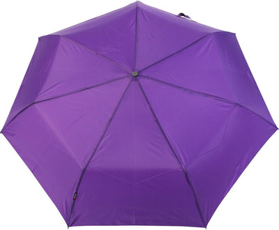 Knirps Regenschirm Slim Duomatic - klein und leicht mit Auf-Zu Automatik - royal Purple, Royal Purpl