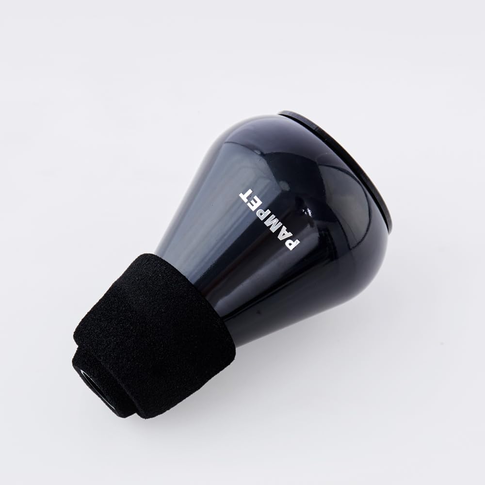 pampet Straight Mute für Waldhorn Horn Schwarz, Schwarz