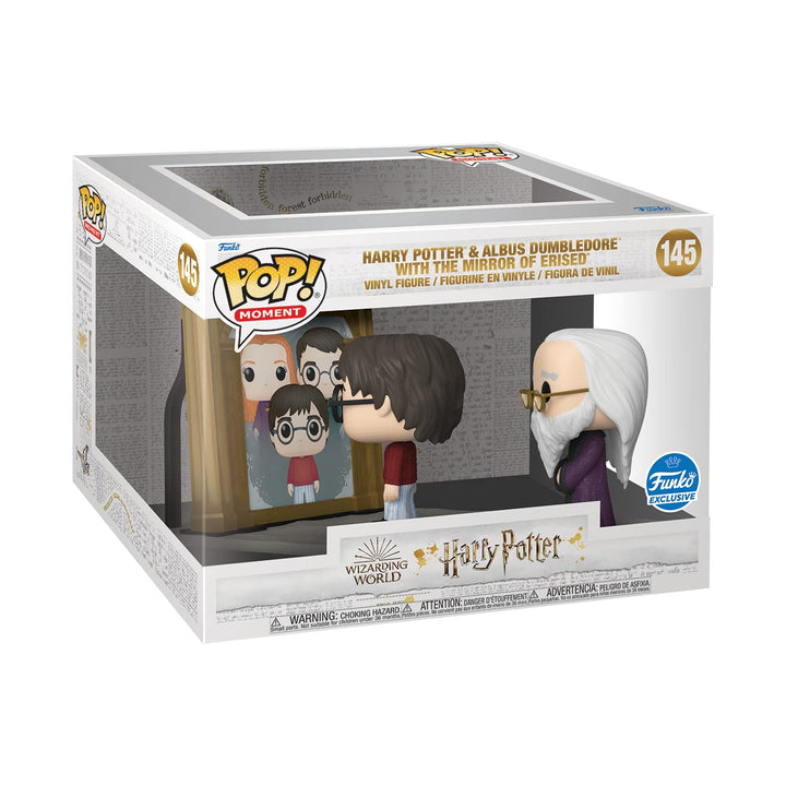 Funko 63144 Harry Potter und Albus Dumbledore mit dem Spiegel von Erised Figur, Mehrfarbig